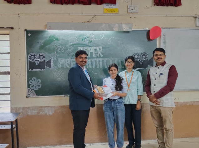 Ms. Nandini Yadav and Sanika Varute won the prize at Technical event Technarrate in Innovations 2026 organised by SIT Yadrav on 4th April 26.